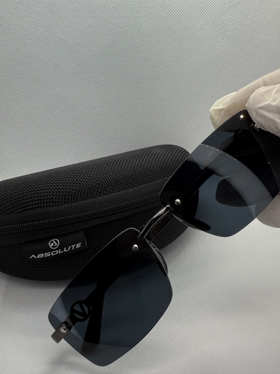 Absolute Eyewear Rimless Rectangle Sunglasses