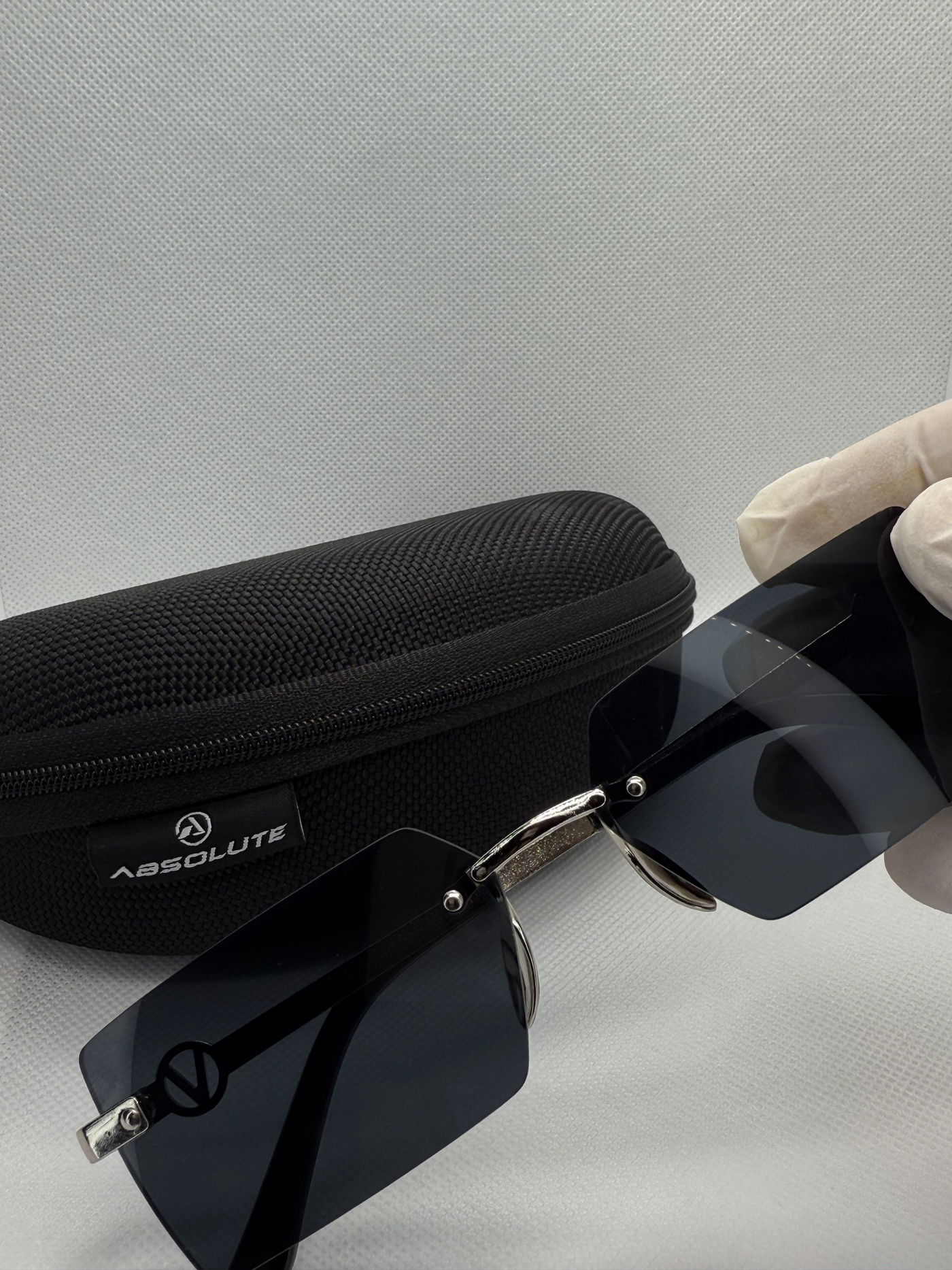 Absolute Eyewear Rimless Rectangle Sunglasses