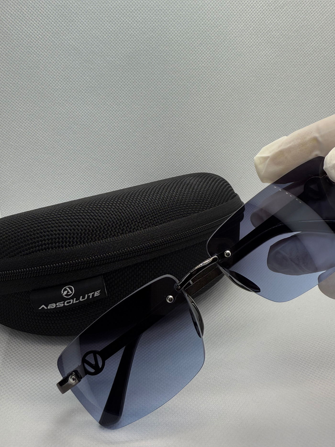 Absolute Eyewear Rimless Rectangle Sunglasses