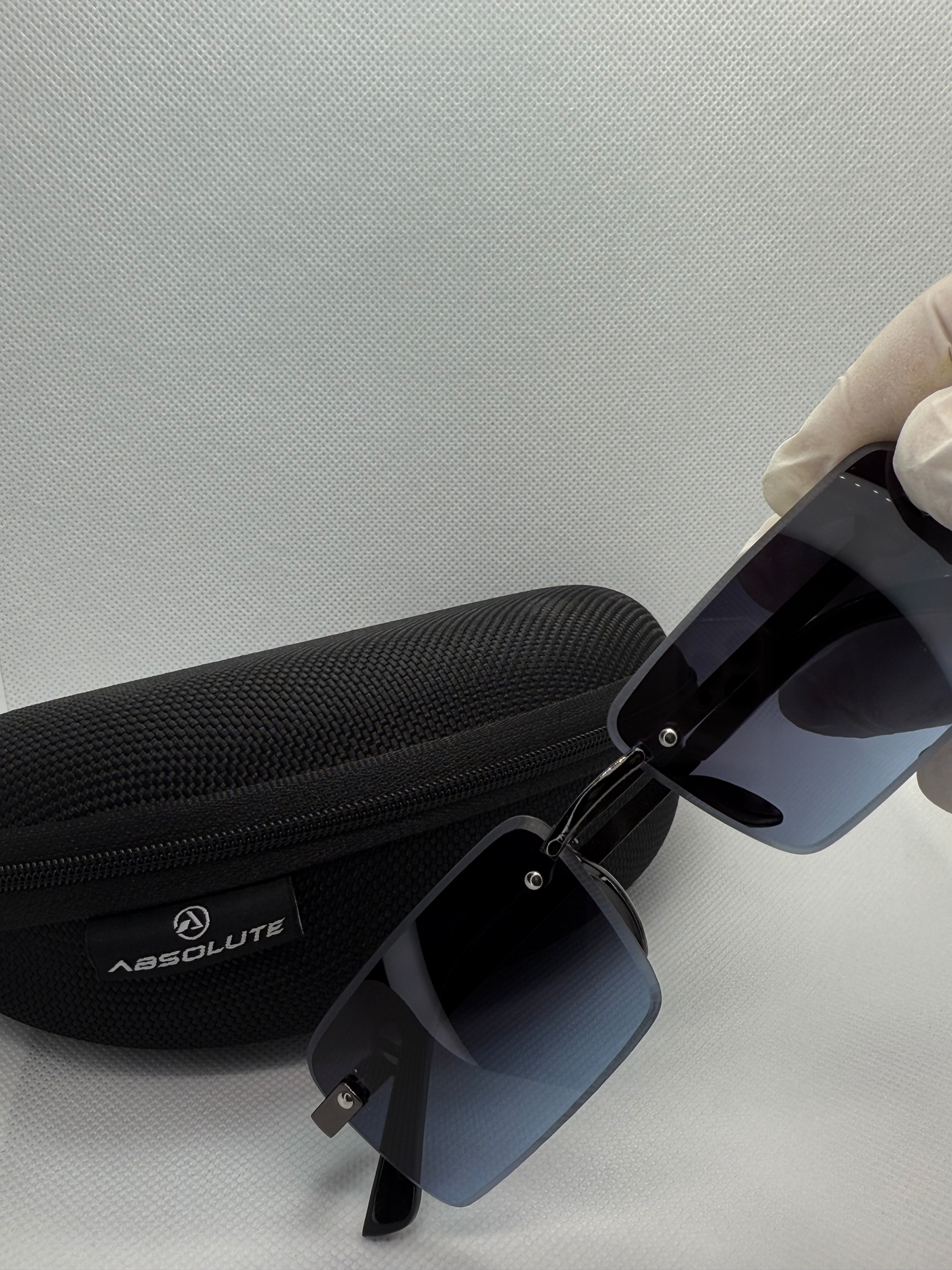 Absolute Eyewear Rimless Rectangle Sunglasses