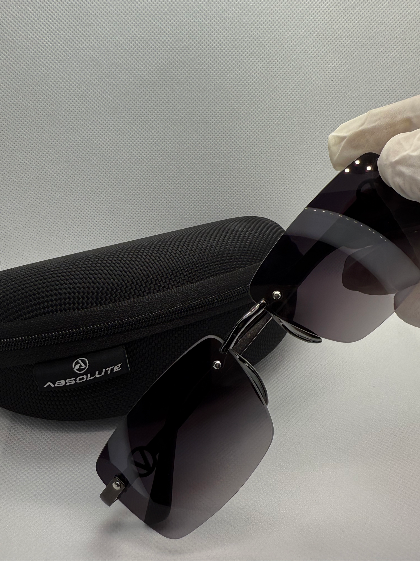 Absolute Eyewear Rimless Rectangle Sunglasses