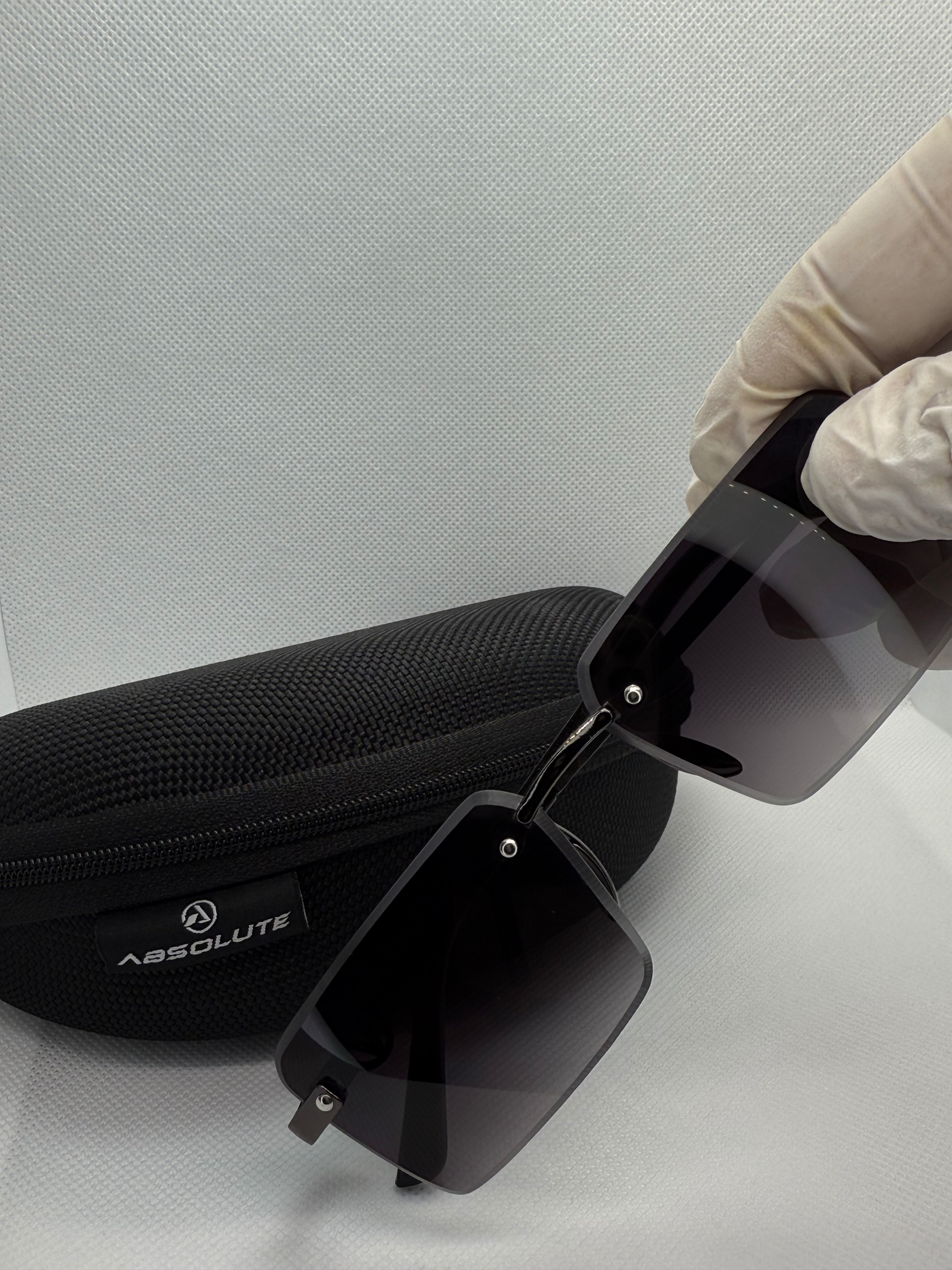 Absolute Eyewear Rimless Rectangle Sunglasses