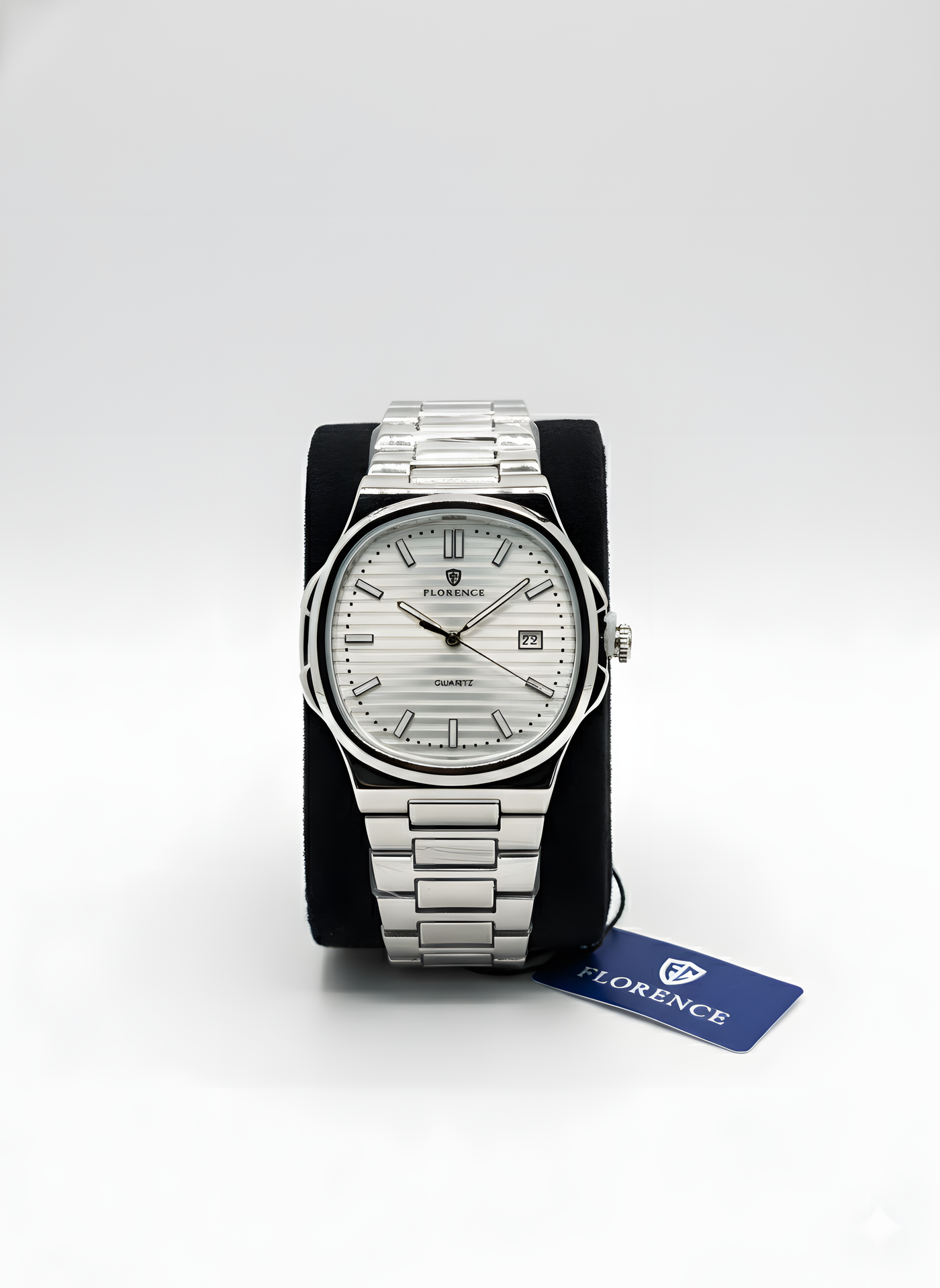 Florence Prestige White Dial Quartz Watch