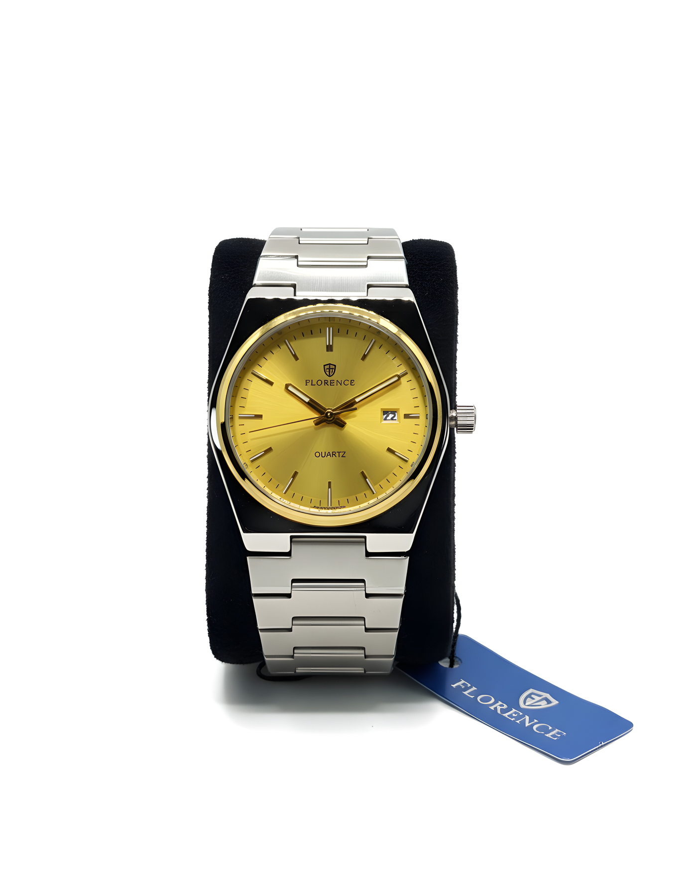 Florence Prestige Gold Dial Quartz Watch