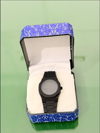 Black Arabic Aura Watch
